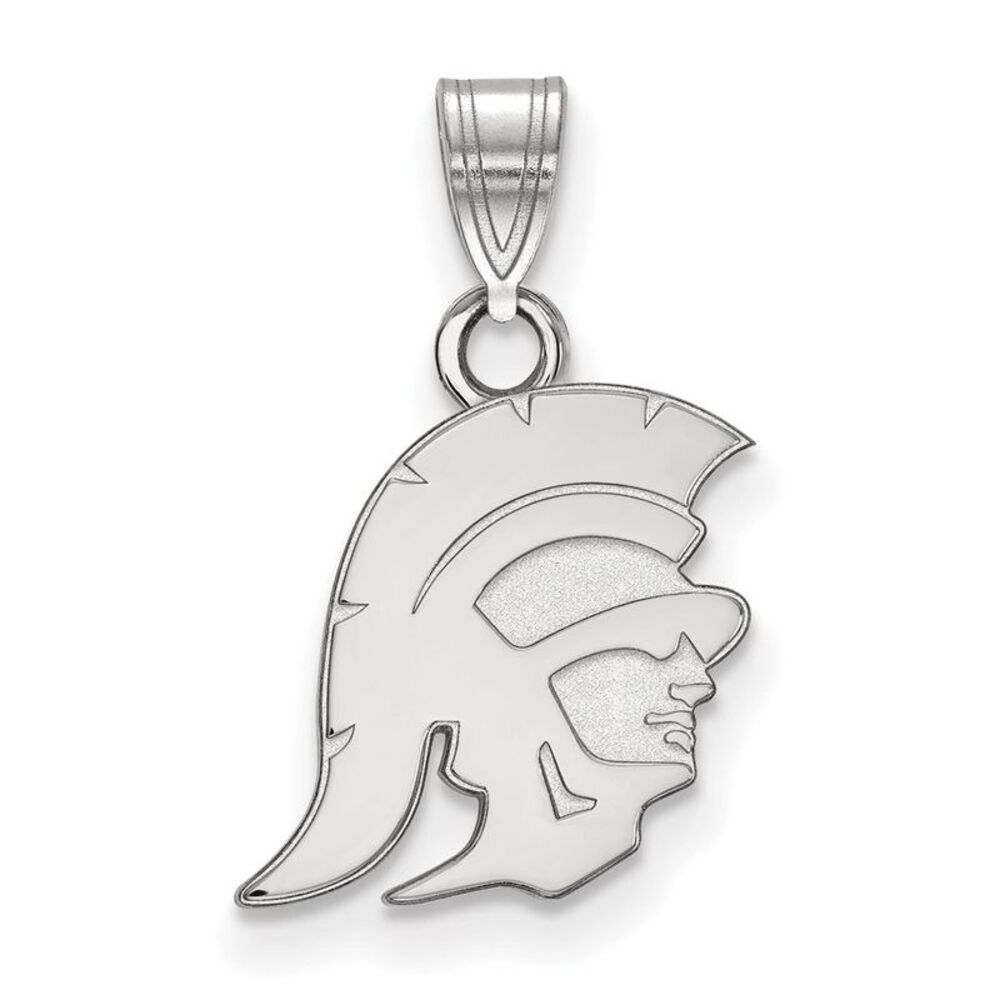 Sterling Silver University of Southern California Small Trojan Pendant
